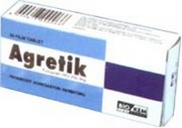AGRETIK 250 mg 20 film tablet