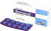 BORNERAL 250 mg 20 film tablet